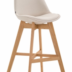 Barová stolička Cane, krémová - 1