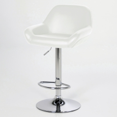 Barová stolička Carlos biela - 1