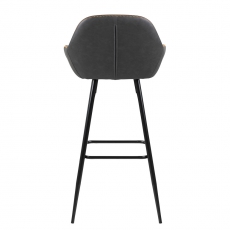 Barová stolička Disca (Súprava 2 ks), holubičia sivá - 5