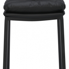 Barová stolička Dundalk, čierna / čierna - 2