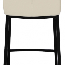 Barová stolička Dundalk, čierna / krémová - 5