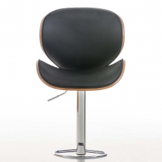 Barová stolička Edward orech, čierna - 2