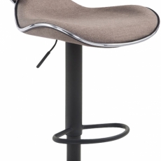 Barová stolička Elisa, piesková / čierna - 1