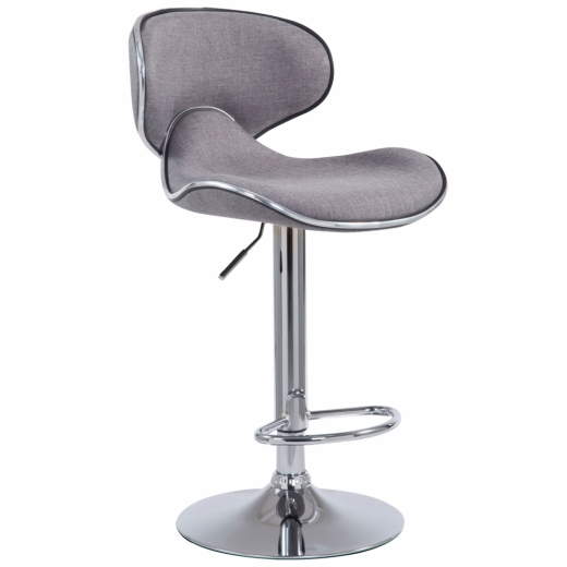 Barová stolička Elisa, šedá - 1