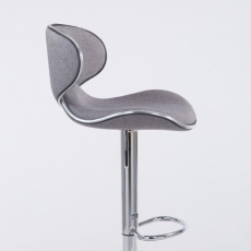 Barová stolička Elisa, šedá - 3