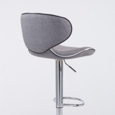 Barová stolička Elisa, šedá - 4