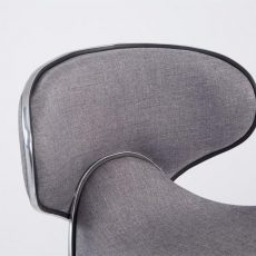 Barová stolička Elisa, šedá - 5