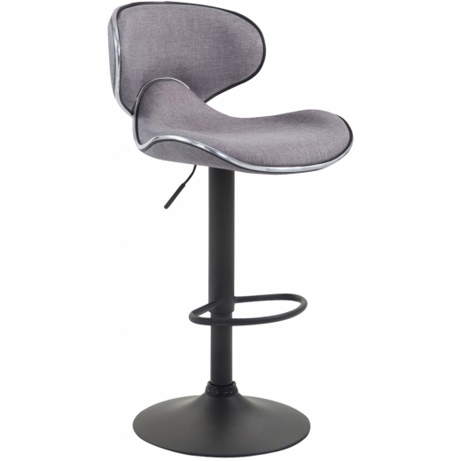 Barová stolička Elisa, svetlo šedá - 1