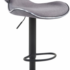 Barová stolička Elisa, svetlo šedá - 1