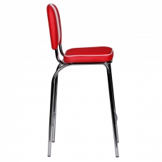 Barová stolička Elvis, červená - 4