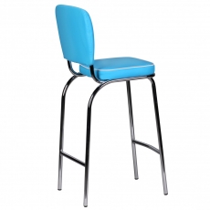 Barová stolička Elvis, modrá - 5