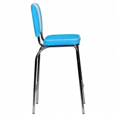 Barová stolička Elvis, modrá - 4