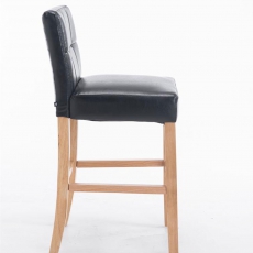 Barová stolička Emanuel, čierna - 2