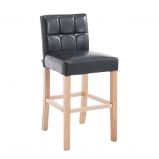 Barová stolička Emanuel, hnedá - 1