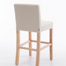 Barová stolička Emanuel, krémová - 4