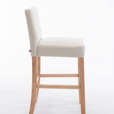 Barová stolička Emanuel, krémová - 2