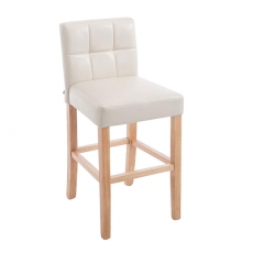 Barová stolička Emanuel, krémová - 1