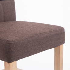 Barová stolička Emanuel textil, hnedá - 7