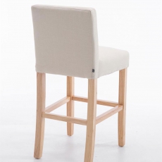 Barová stolička Emanuel textil, krémová - 4