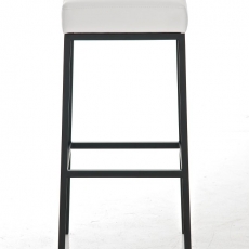 Barová stolička Evian, biela / čierna - 2