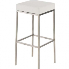 Barová stolička Evian, biela - 1