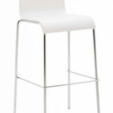 Barová stolička Filen, biela - 1