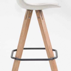 Barová stolička Franck (SET 2 ks), biela - 3