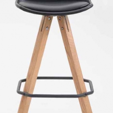 Barová stolička Franck (SET 2 ks), čierna - 2