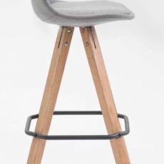 Barová stolička Franck (SET 2 ks), šedá - 3