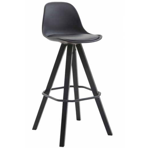 Barová stolička Frank, čierna - 1