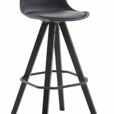 Barová stolička Frank, čierna - 1