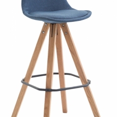 Barová stolička Frank, modrá - 1