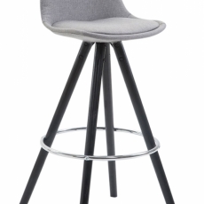 Barová stolička Frank, šedá - 1