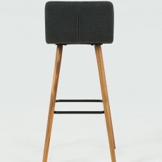 Barová stolička Fredy (Súprava 2 ks), tmavosivá - 6