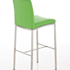 Barová stolička Freeport, syntetická koža, zelená - 3