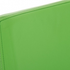 Barová stolička Freeport, syntetická koža, zelená - 4