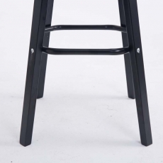 Barová stolička Frencis, červená / čierna - 3