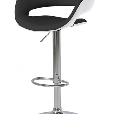 Barová stolička Garry (Súprava 2 ks) biela / čierna - 1