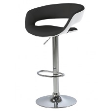 Barová stolička Garry (Súprava 2 ks) biela / čierna