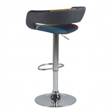 Barová stolička Garry (SET 2 ks), patchwork - 3