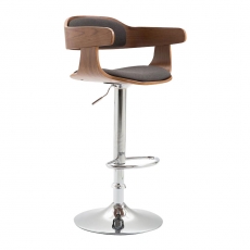 Barová stolička Gota textil, orech - 4