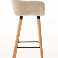 Barová stolička Grane (Súprava 2 ks), krémová - 2