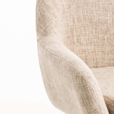 Barová stolička Grane (Súprava 2 ks), krémová - 4