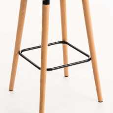 Barová stolička Grane (Súprava 2 ks), krémová - 6