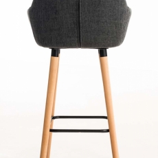 Barová stolička Grane (Súprava 2 ks), tmavosivá - 3