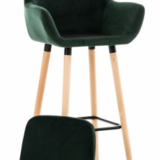 Barová stolička Grant, zelená - 2