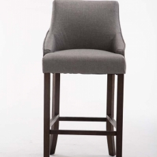 Barová stolička Ina, šedá / čierna - 2