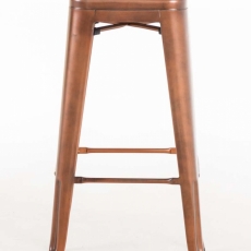 Barová stolička Josh (Súprava 2 ks), medená - 1