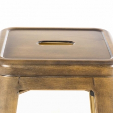 Barová stolička Josh (Súprava 2 ks), zlatá - 3