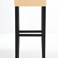 Barová stolička Jully (Súprava 2 ks), čierna podnož - 5